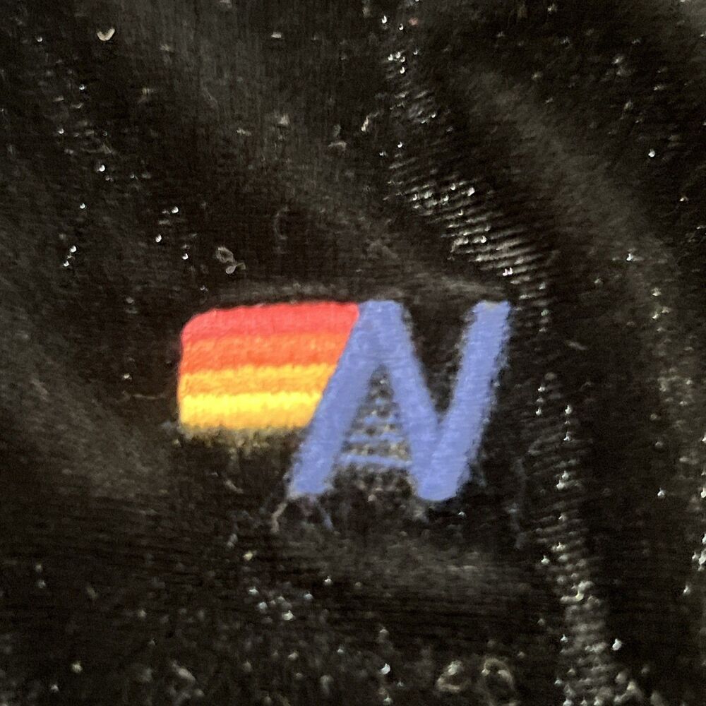 Aviator Nation Classic Velvet Relaxed Crewneck Sweatshirt - Women's Large - Picture 3 of 6
